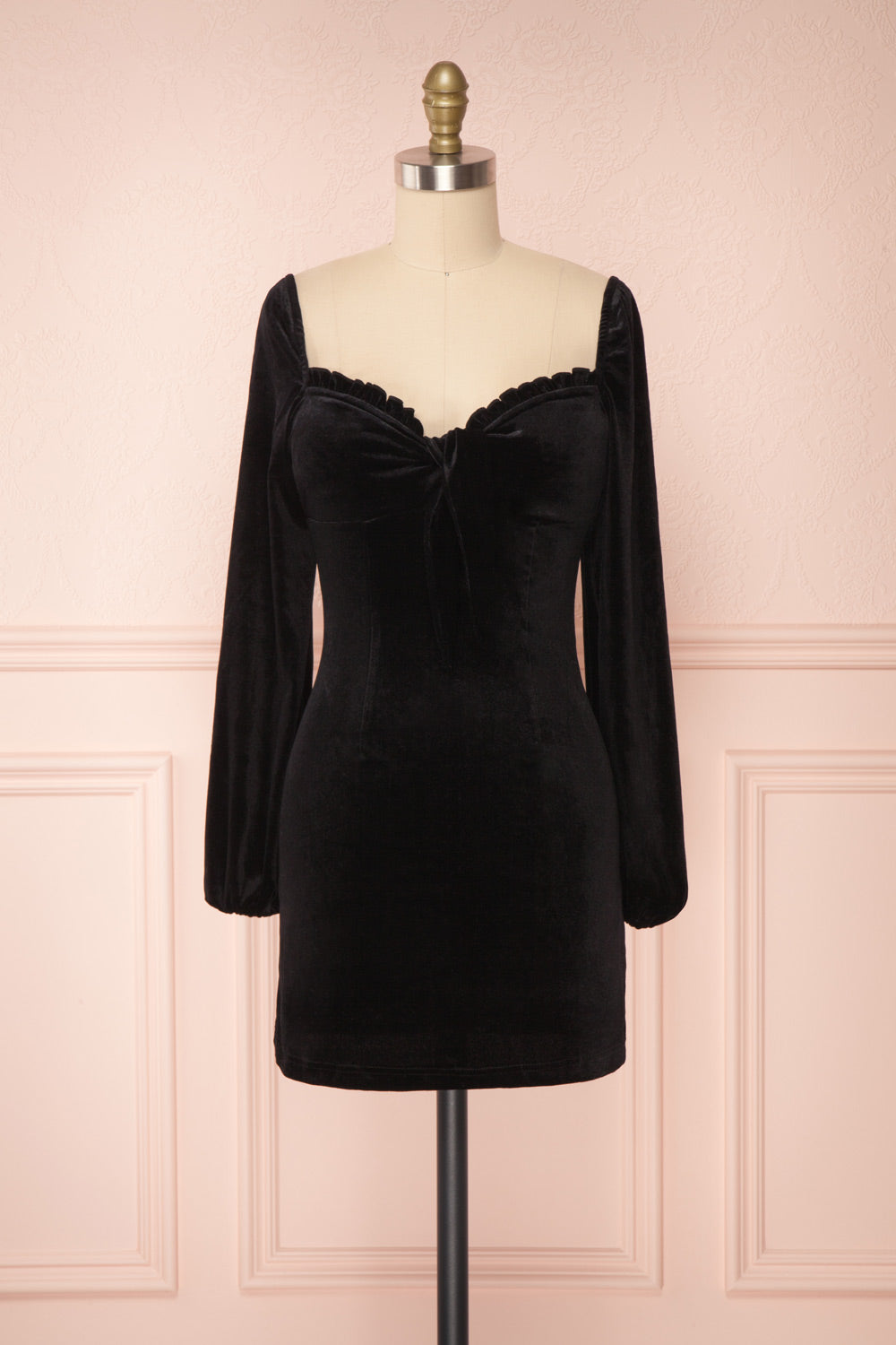 Black Velvet Dress | Boutique 1861